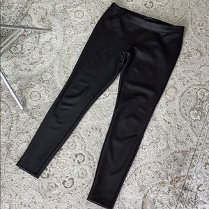 Faux leather leggings